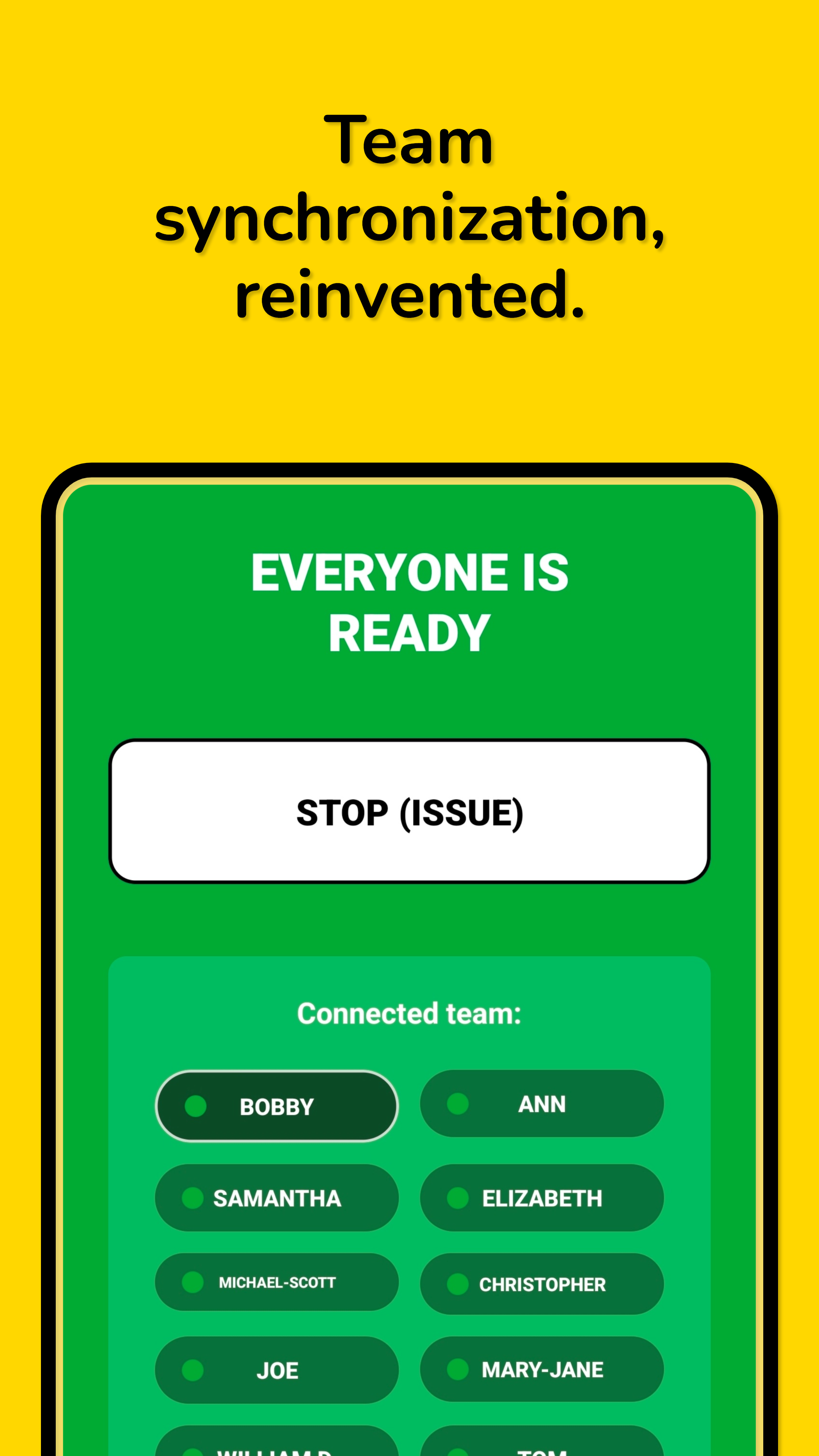 TeamClick App Screen 2