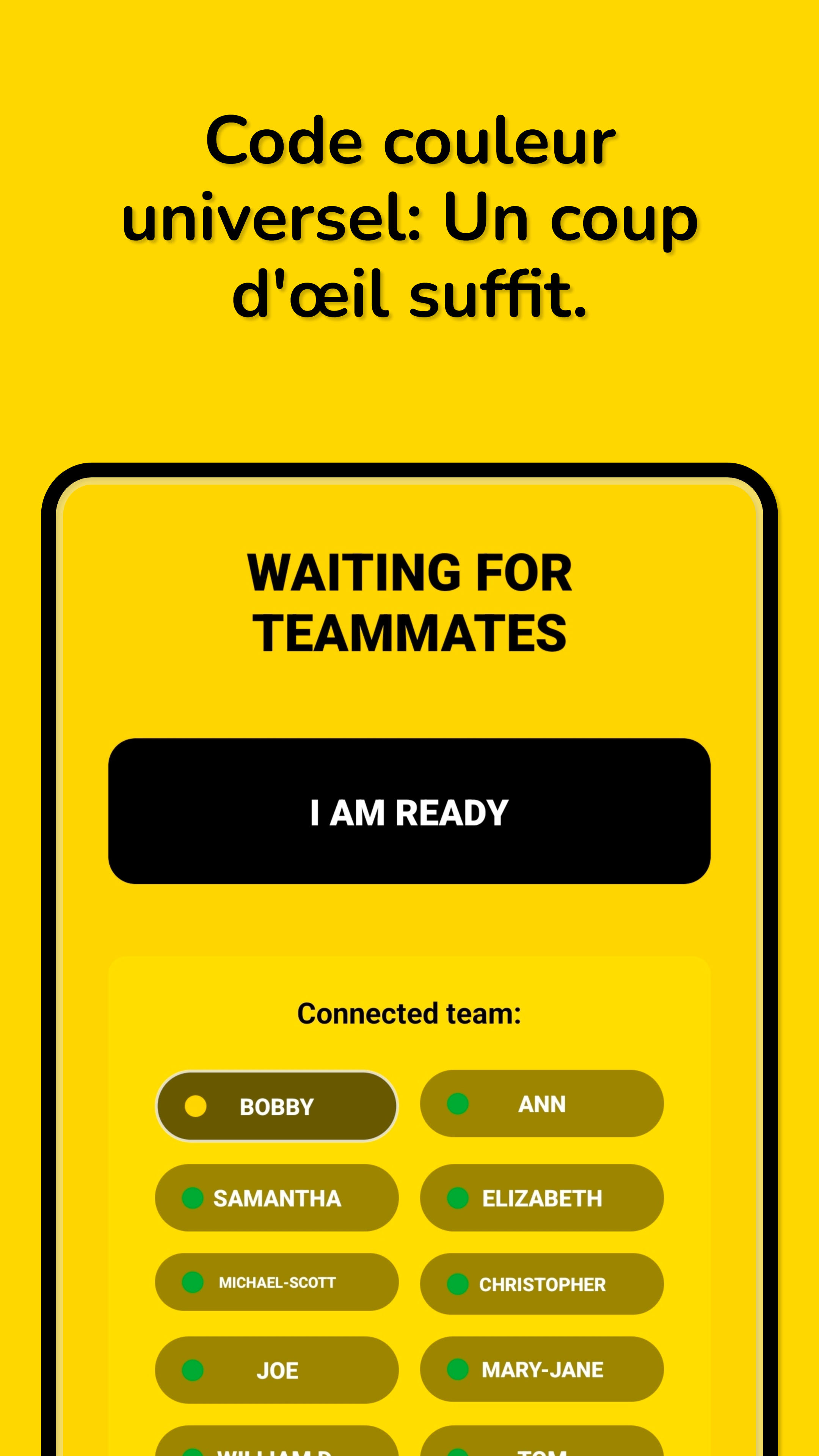 Écran TeamClick 3
