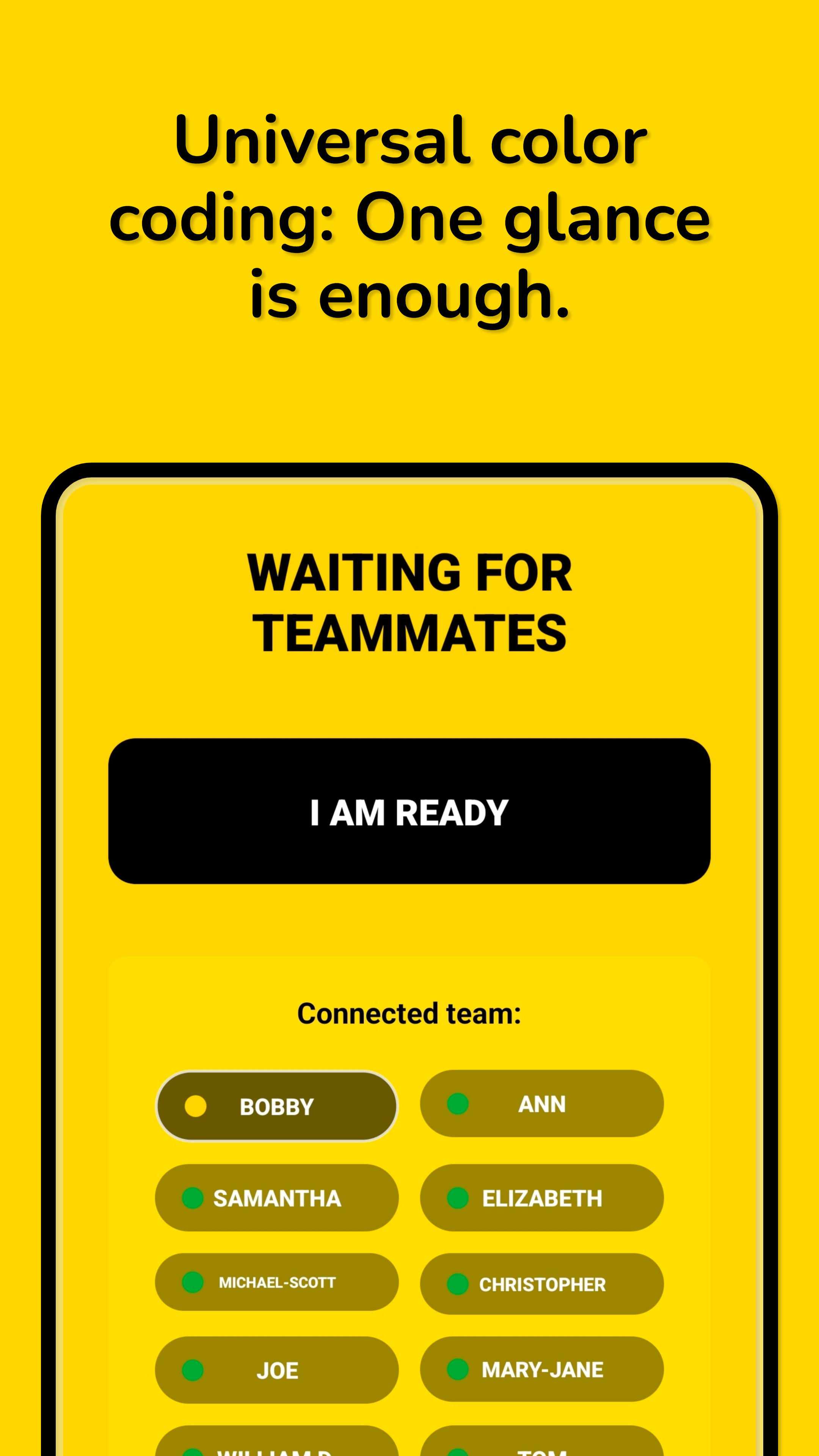 TeamClick App Screen 3